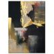Wandbilder abstrakt Gold Rush als handgemaltes Wandbild